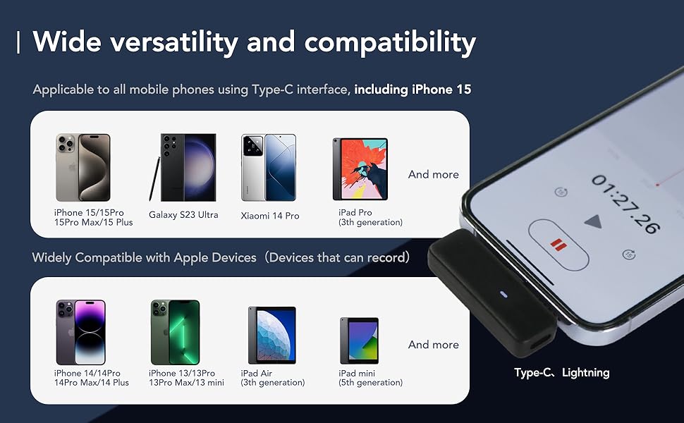 2 Pack Lapel Clip-on Microphone