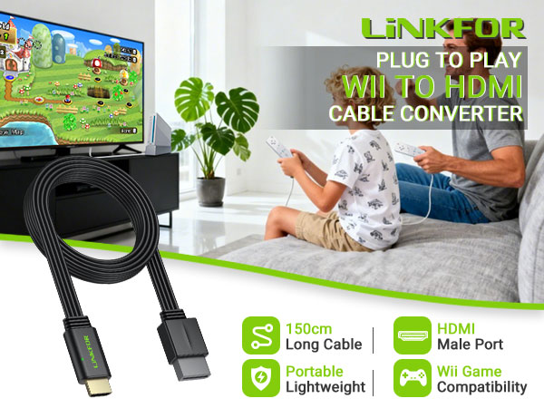 Wii to HDMI Converter