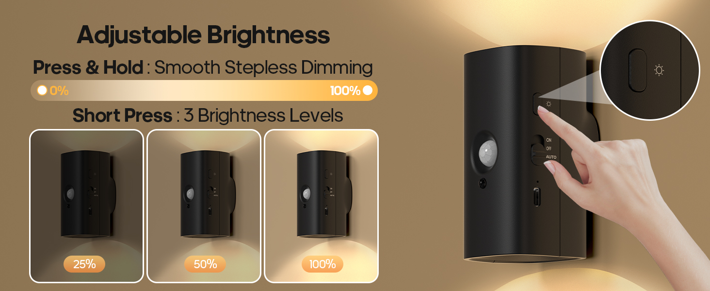 dimmable night light