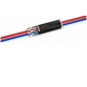 2 wire quick disconnect connector with red and blue wires