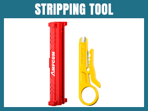 AMPCOM STRIPPING TOOL WITH MINI WIRE STRIPPER B0CY53TMD1