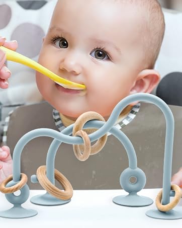 high chair stuck teether toys