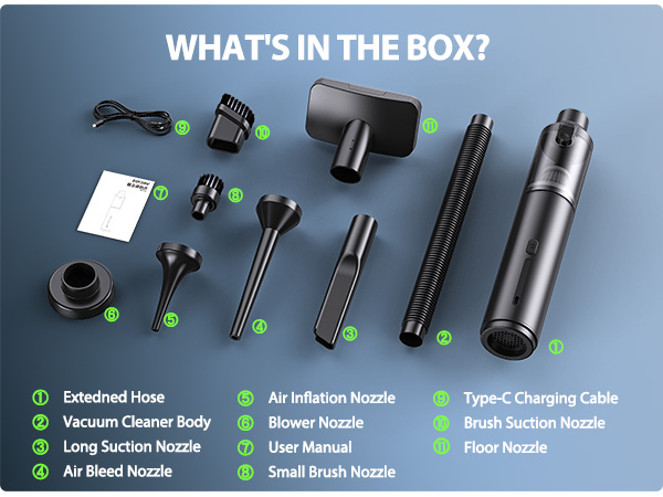 Car Vacuum Portable Cordless