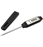 Ausenzup Meat Thermometer - Digital Food Thermometer for Cooking Kitchen - Automatic Calibration ...