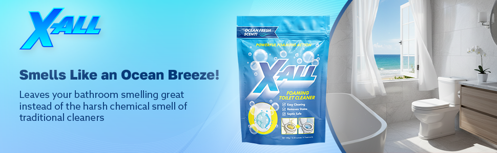 Fresh Scent - No Scrubbing - Stain Remover - Bathroom Cleaner