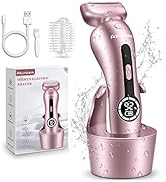 Akunbem Electric Shaver for Women for Legs Bikini Trimmer Electric Razors for Women Underarm Publ...