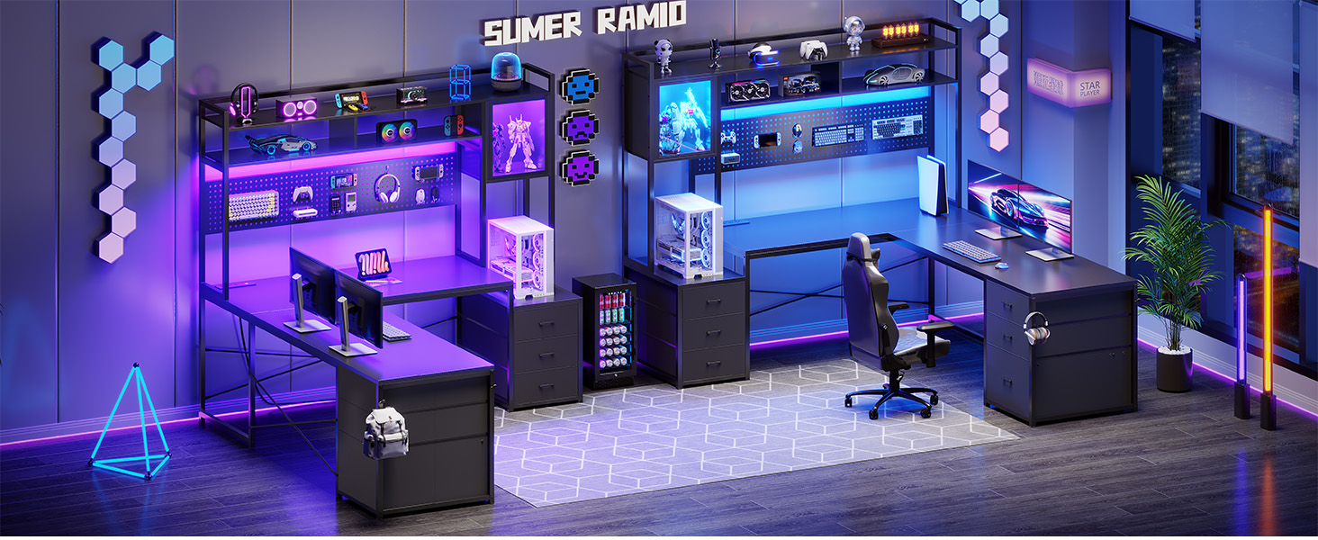 l shaped gaming desk