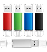AreTop 32GB USB C Flash Drive USB 2.0 Dual Thumb Drive 32GB USB Drive 2-in-1 Portable Type-C Memo...