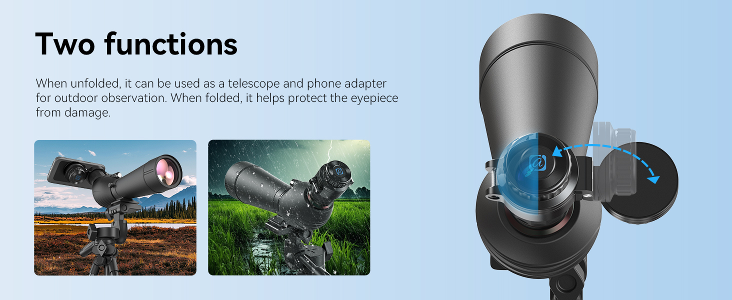 APEXEL Magnetic Telescope Phone Adapter