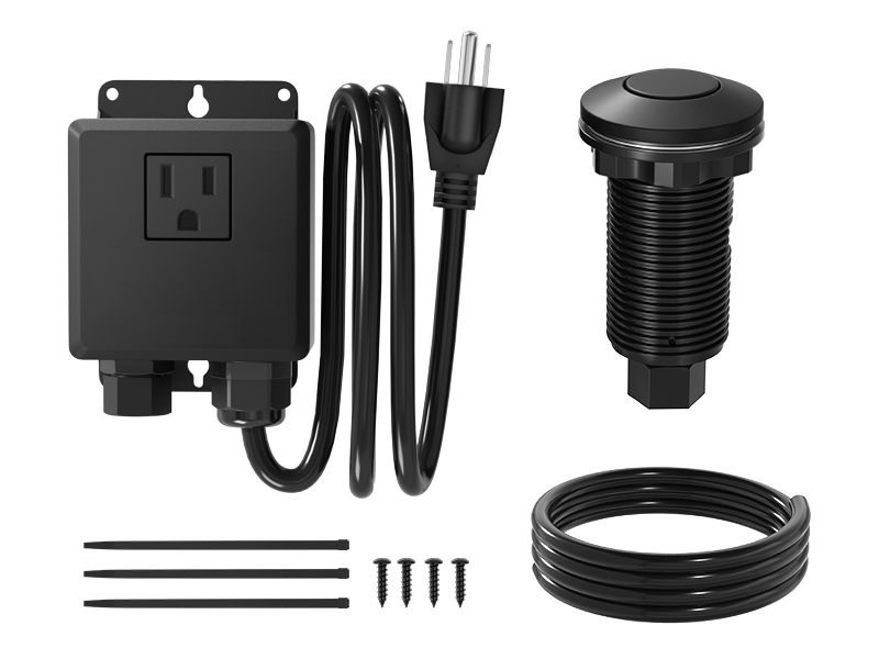 Garbage Disposal Air Switch Kit Waterproof Garbage Disposal Button Kit