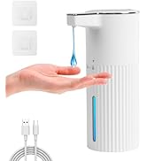 Automatic Soap Dispenser Liquid Touchless: 13.52oz/400ml Wall Mounted 4-Level Adjustable Volume, ...