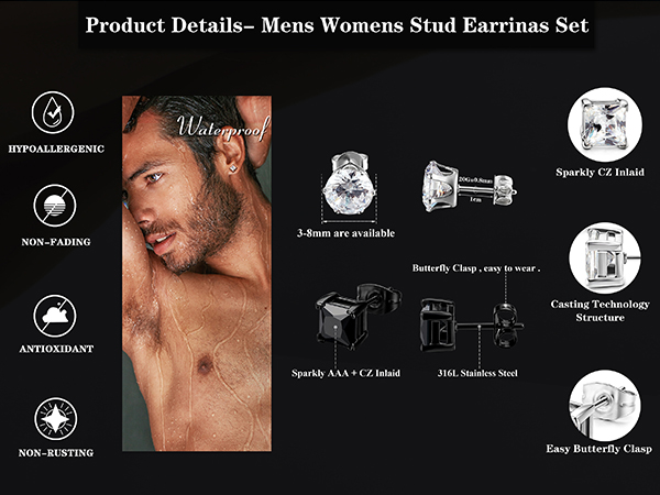 mens earrings
