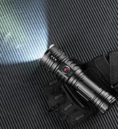 WUBEN T70 Rechargeable Tactical Flashlight, Really 4200 High Lumens LED Flashlight USB Type-C Rec...