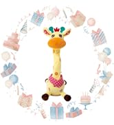 Emoin Giraffe Stuffed Animal Baby Toys 6 to 12 months Giraffe Toys Singing 10 Children's Songs Da...