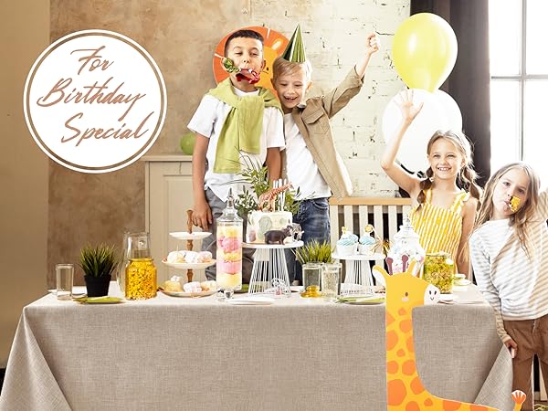  can be a protector of tables for birthday parties, weddings, ceremonies