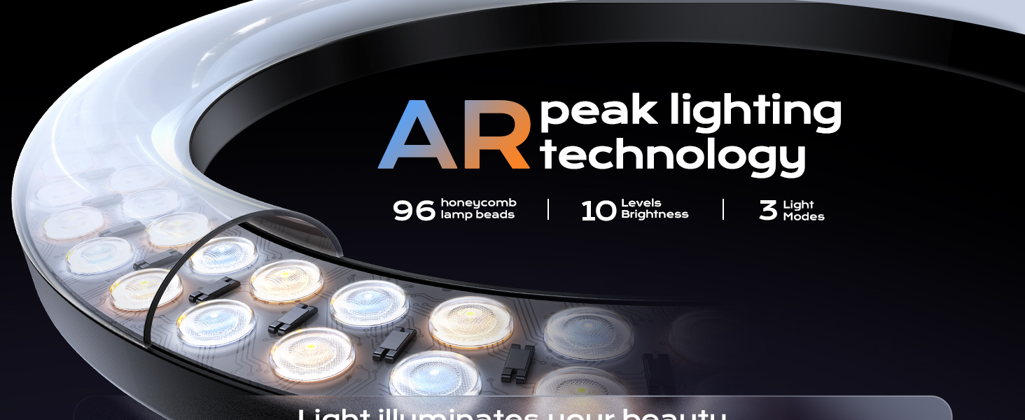 desk ring light with phone holder great light design