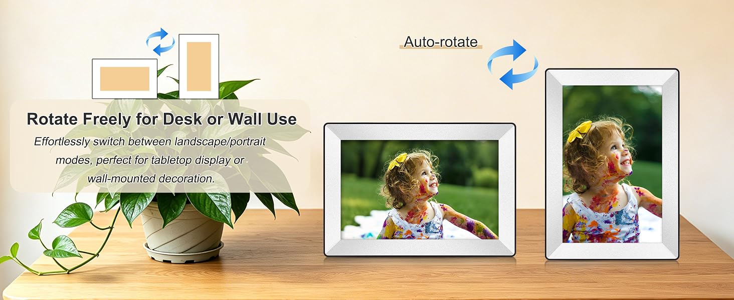 digital picture frame large