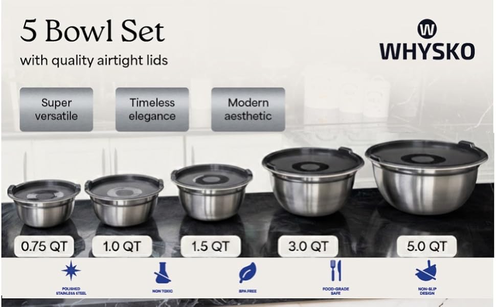 large mixing bowls for baking, cooking, serving