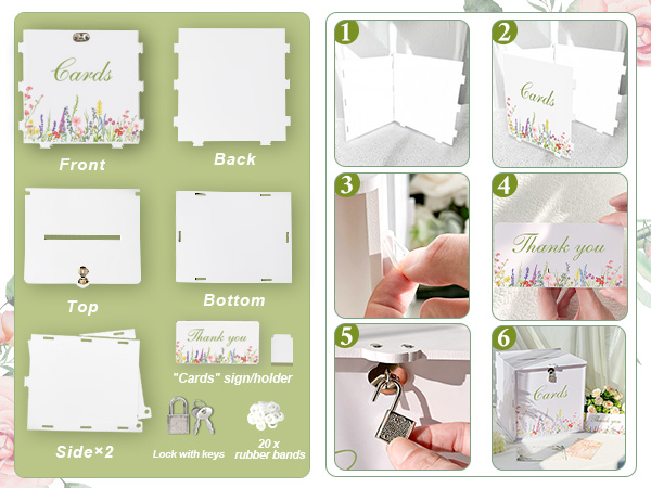 wedding card box