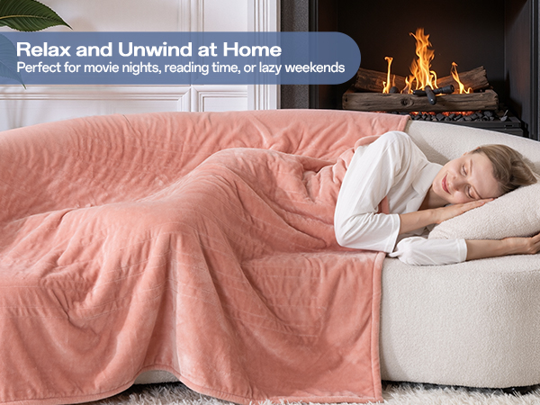 Heated Throw Electric Blanket