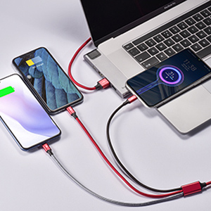 3 in 1 multi charge and sync cable phone charger cord usb c charger cable