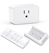 G-Homa Remote Control Outlet, Wireless Electrical Outlets Switch Plug for Household Appliances, C...
