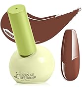 MelodySusie Sweet-Scented Plant-Based Gel Nail Polish, Unique 16.5ml Tilt-and-Stand Bottle for Ea...