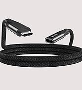 Thsucords USB C Extension Cable 100W 1FT, USB C Type C 3.2 Gen 2 Male to Female Cord 20Gbps Data ...