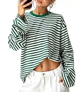 Sampeel Womens Long Sleeve Tops Casual Oversized T Shirts 2026 Y2K Fall Fashion Clothes