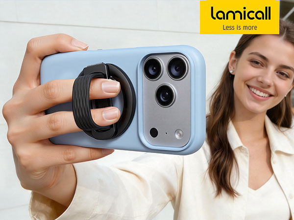 magsafe phone ring grip silicone loop finger holder magnetic phone stand kickstand phone ring grip 