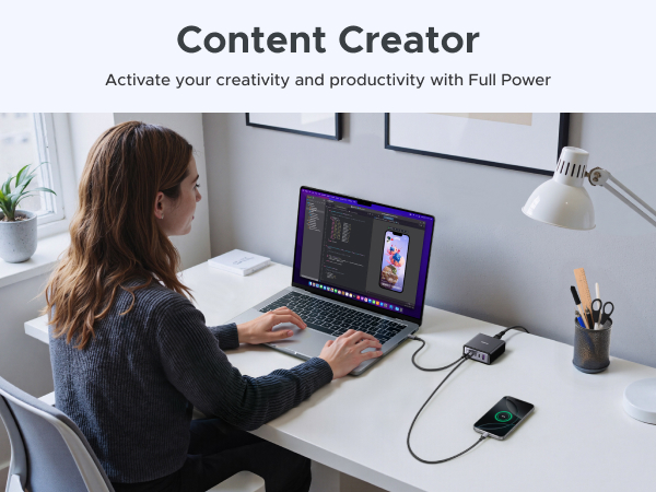 Content Creator Activate your creativity and productivity with Full Power