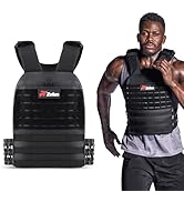 ZELUS Tactical Adjustable Weighted Vest for Men Women, Plate Carrier Holds Up to 60lb for Strengt...
