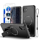 for Samsung Galaxy A05 case[Compatible with MagSafe][with 2 * 9H Tempered Glass Screen Protector]...