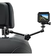 Mippko Car Headrest Camera Mount for GoPro/Insta 360 / DJI OSMO/AKASO/Video/DSLR Camera, 1.57 inc...