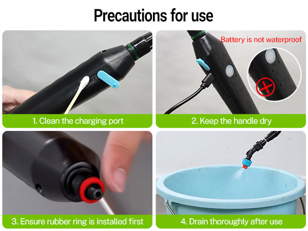 2 Gallon Battery Powered Garden Sprayer