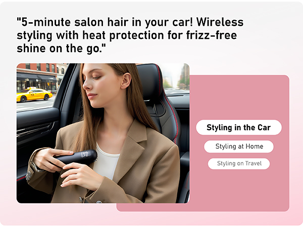 Fanttik Solo I10 APEX Portable Hair Straightener Brush