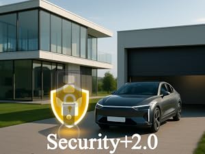 Safe garage access with Security+ 2.0 protection