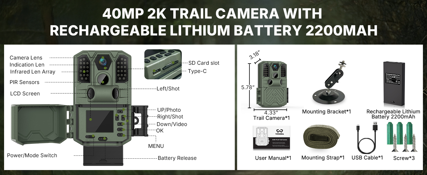 game camera trail camera trail camera with night vision