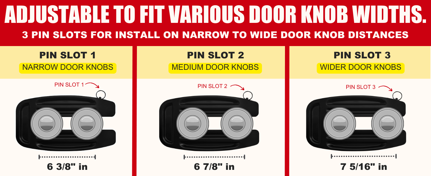 double door lock security