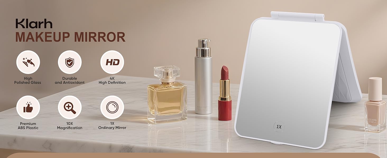 Perfect traveling mirror