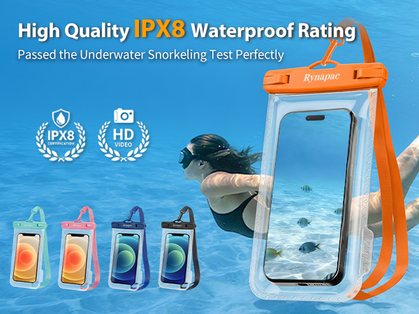 IPX8 waterproof phone pouch