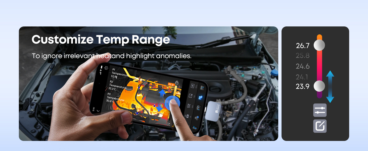 thermal master P2 thermal camera for android
