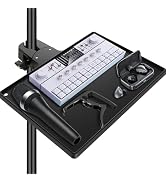 BILIONE Microphone Stand Tray with Crab Clamp, 10.6