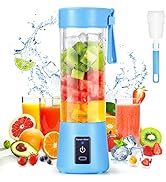 Spardar Portable Blender for Shakes And Smoothies, 4000mAh Personal Blender with 6 Blades, USB Re...