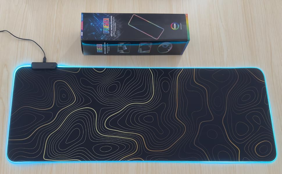  (Black with Gold Topographic Line)