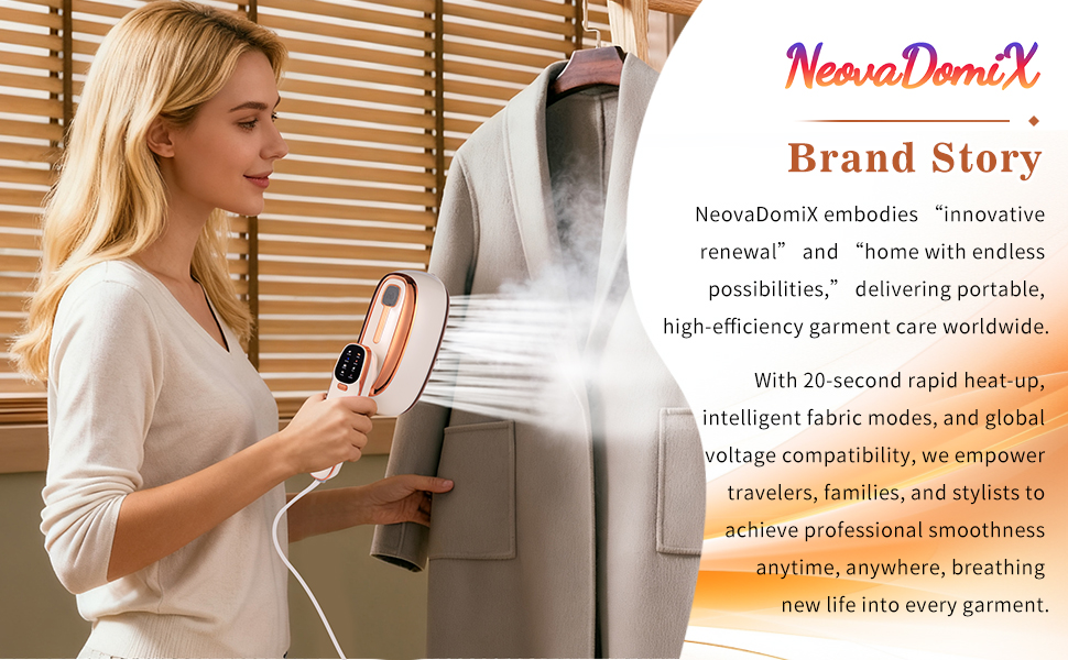 Smart Care – 20s heat-up keeps clothes fresh, smooth and wrinkle-free anytime.