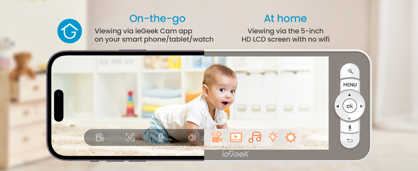 baby video monitor with camera baby monitor with camera and audio wifi