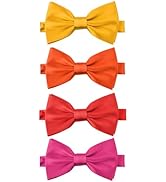 Unoutur bow ties for men, Pre-tied Men's Bow Ties Adjustable Satin Bow Tie for any Age