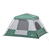Basics Instant Camping Tent with Rainfly, Weather-Resistant, Quick Setup
