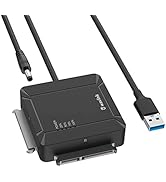 WAVLINK USB 3.0 to Dual Bay SATA Hard Drive Adapter Cable for 2.5" and 3.5" SSD &amp; HDD for Files T...